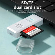 Lector USB 2 en 1 para Tarjetas SD y MicroSD